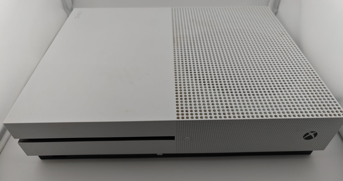 Microsoft Xbox One S 1TB White Console + Controller Good