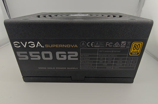 EVGA SuperNOVA 550 G2 550 W 24 Pin ATX Desktop Power Supply 220-G2-0550