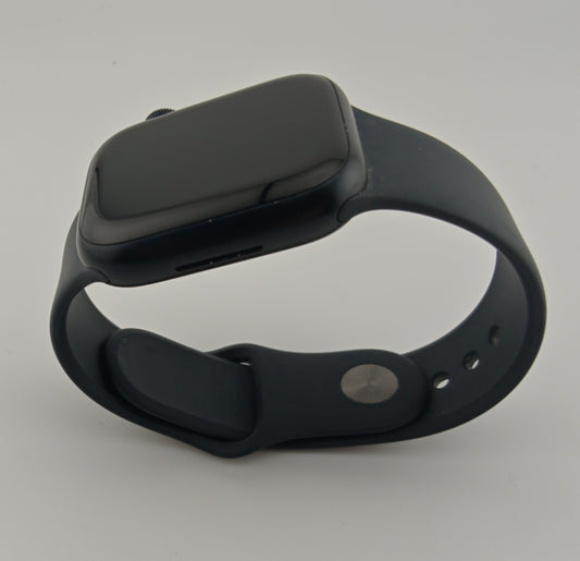 Apple Watch Series 7 41mm Midnight Aluminum Black Sport Band A2475 GPS Cellular