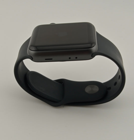 Apple Watch Series 3 42mm Space Gray Aluminum Black Sport Band GPS Cellular