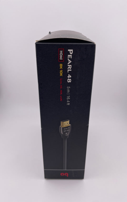 AudioQuest Pearl 48 HDMI Cable 8K-10K 48Gbps 5.0 Meter Black