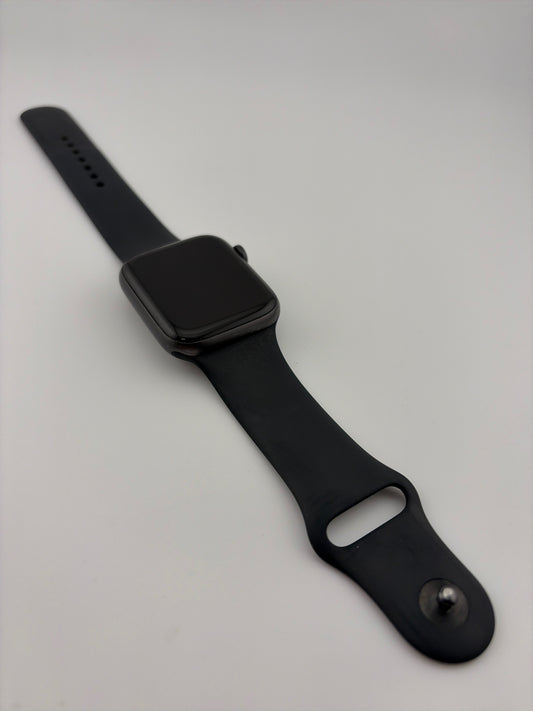 Apple Watch Series 5 44mm Space Gray Aluminum Case with Sport Band GPS Only Space Gray  Good