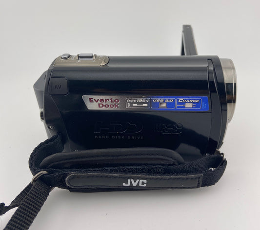 JVC Everio GZ-MG365BU Hybrid Camcorder Black Excellent