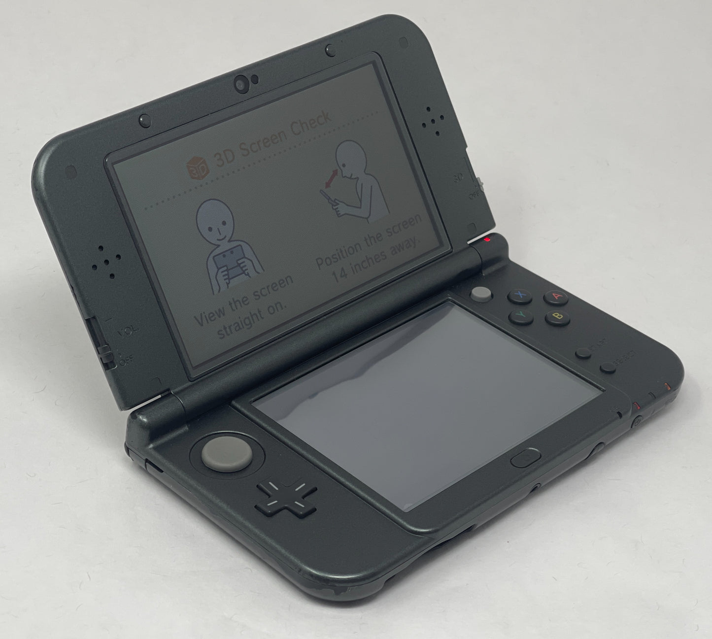 Nintendo New 3DS XL Handheld Console RED-001 Black  Good
