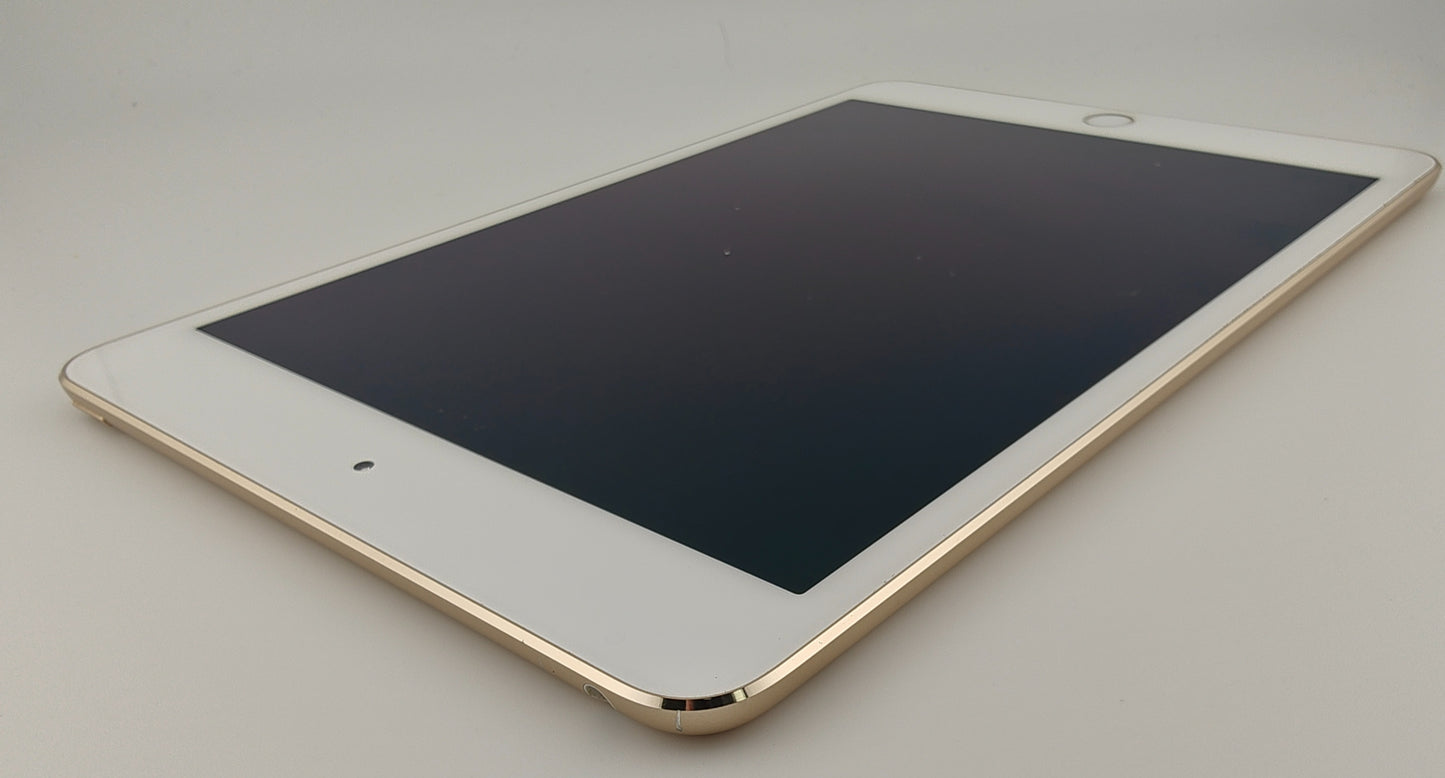 Apple iPad Mini 4 128GB (4th Gen) WiFi A1538 Gold Good