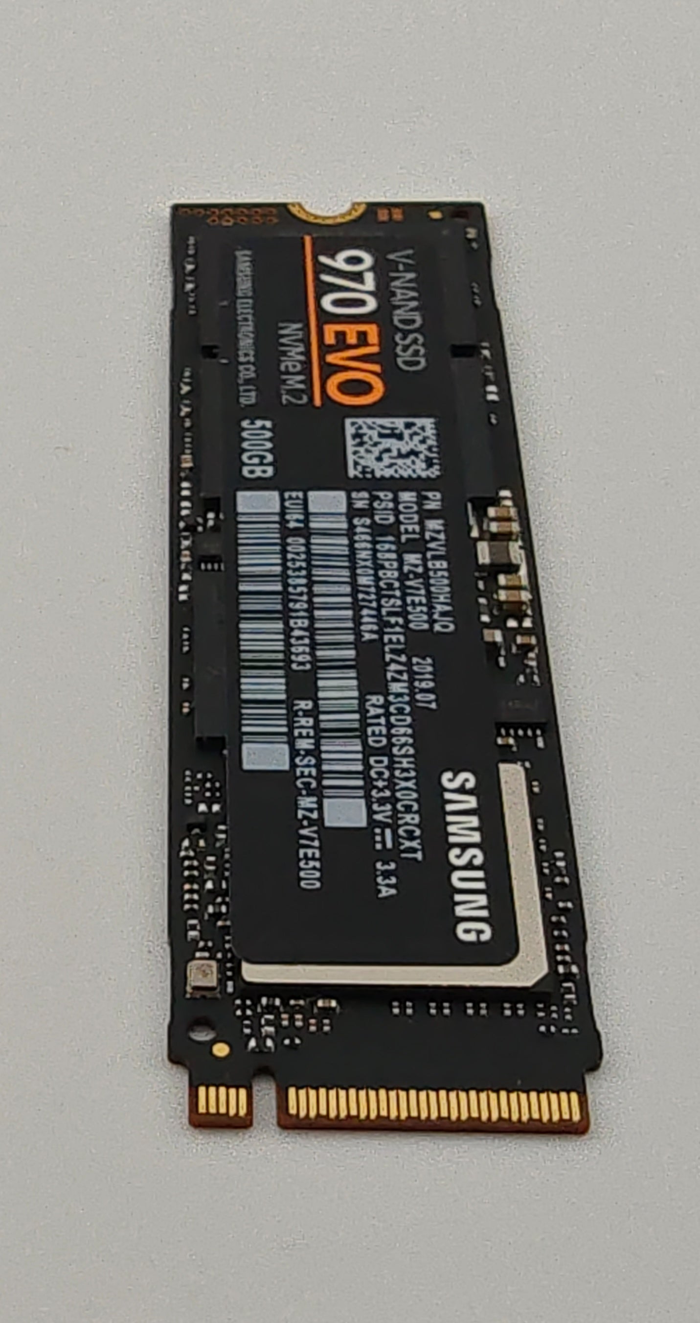 Samsung 970 EVO SSD 500gb MZ-V7E500 NVMe M.2 Internal Solid State Drive