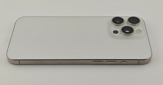 Apple iPhone 15 Pro Max 256GB Unlocked eSim A2849 White Titanium Excellent