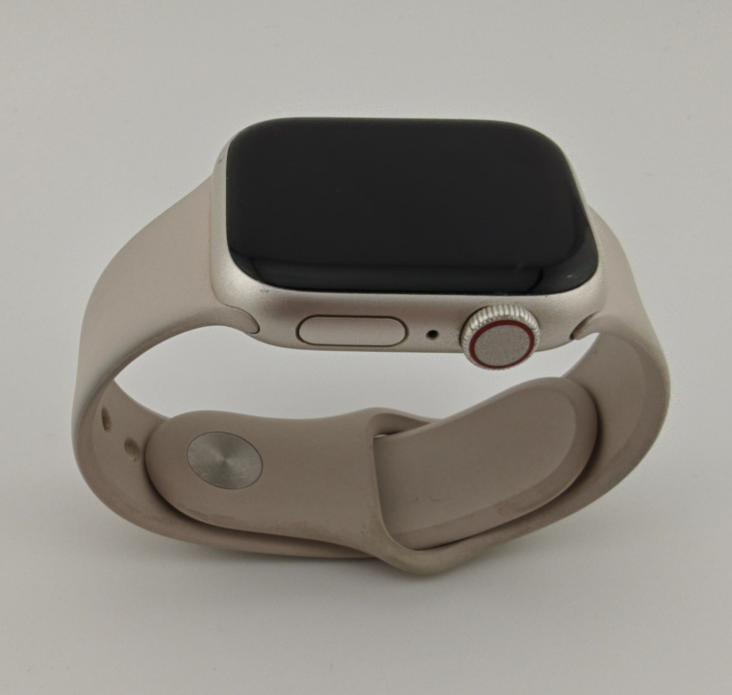 Apple Watch Series 7 41mm Starlight Aluminum Sport Band A2475 GPS Cellular