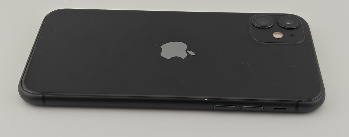 Apple iPhone 11 128GB Unlocked A2111 Black Used BH Under 80%