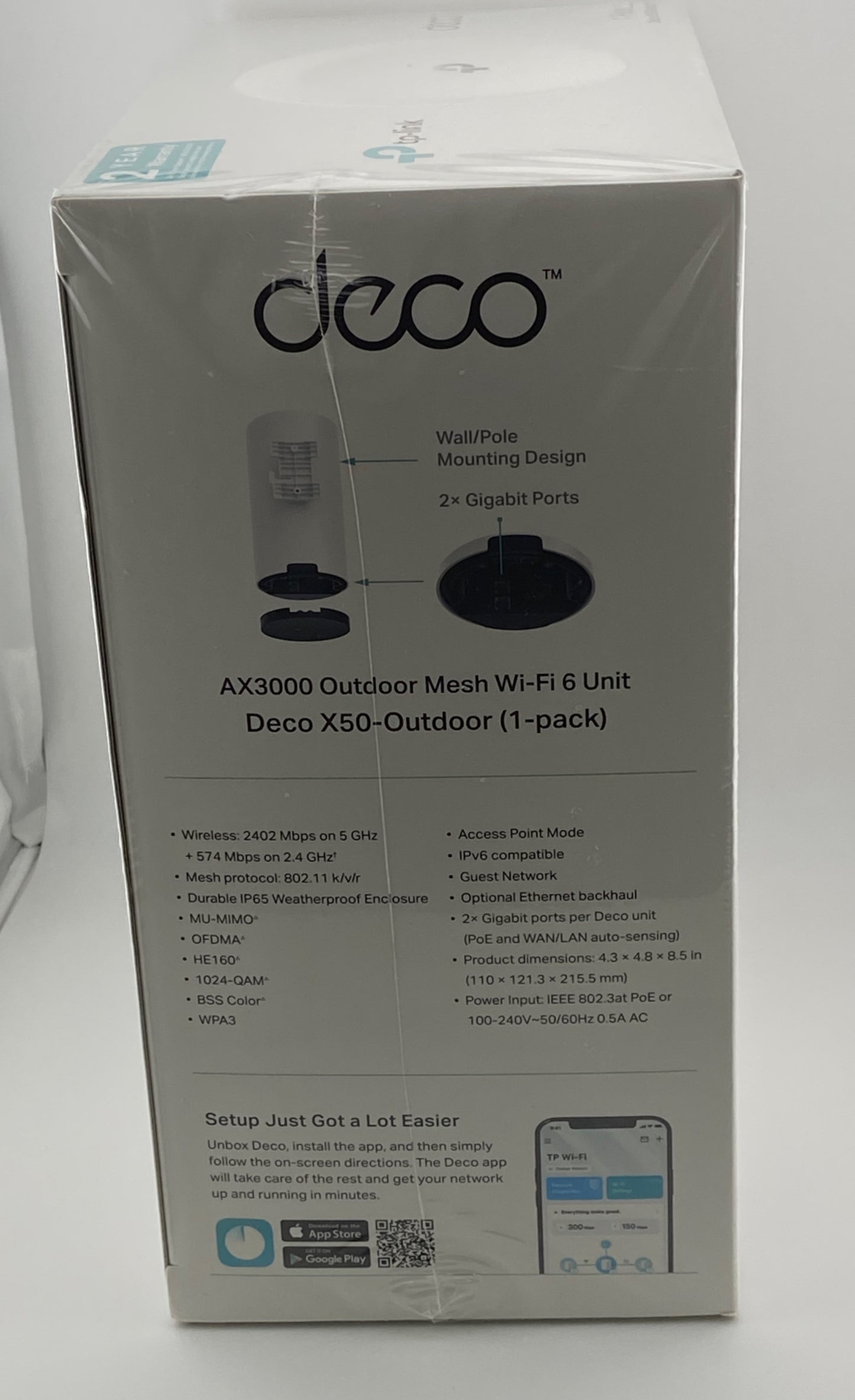 TP-Link Deco X50-Outdoor White New