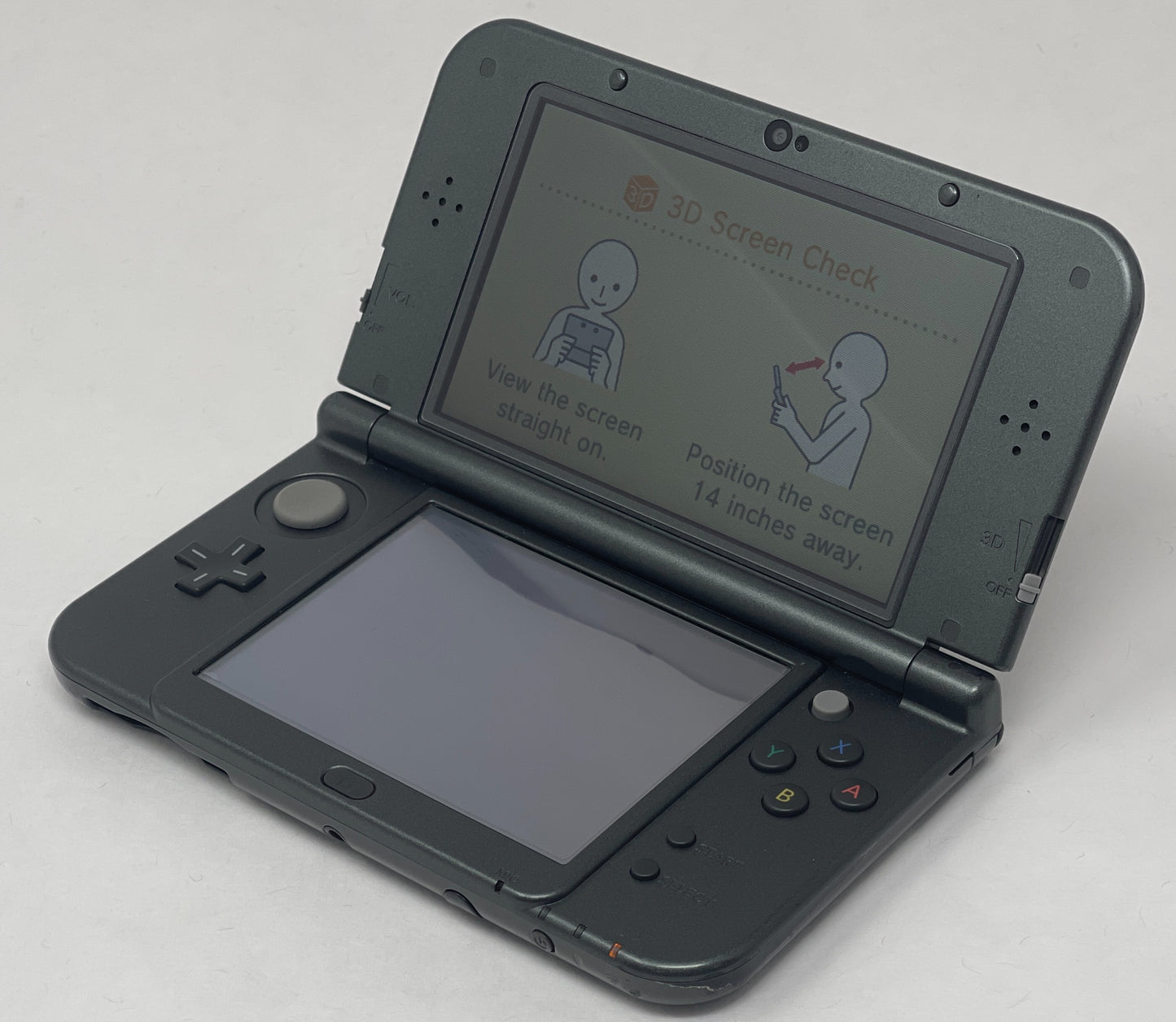 Nintendo New 3DS XL Handheld Console RED-001 Black  Good