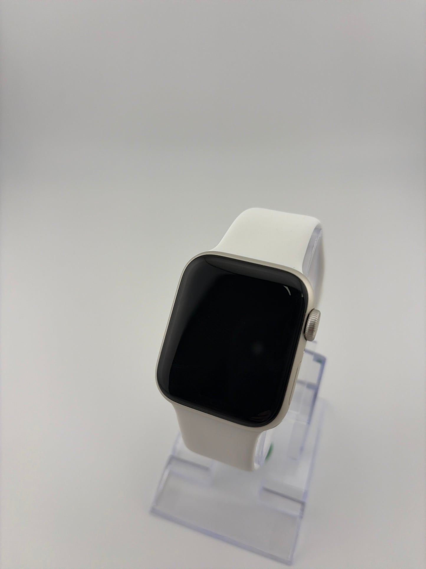 Apple Watch SE 2nd Gen 40mm Starlight Aluminum Case with White Sport Band A2722 GPS Only
