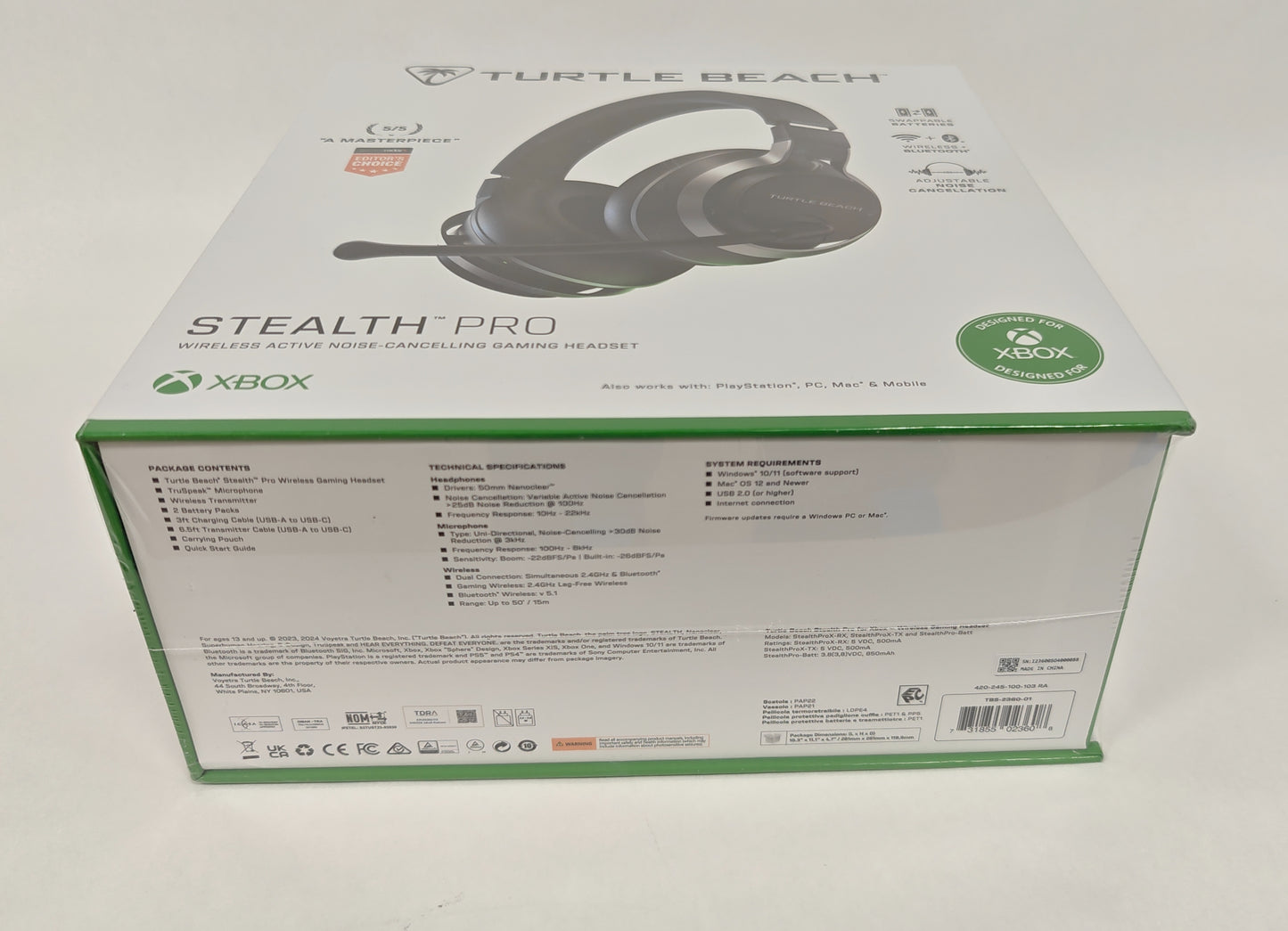 Turtle Beach Stealth Pro Wireless Noise Cancelling Gaming Headset Xbox New